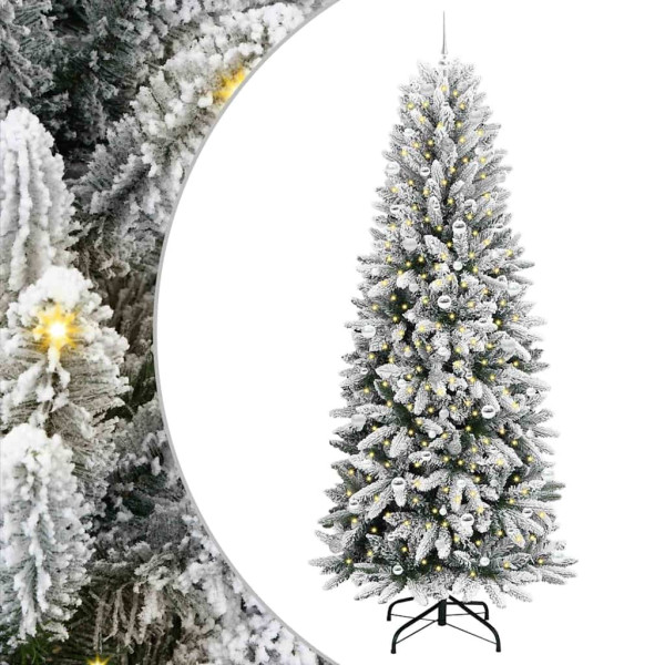 Árbol de Navidad artificial con 300 LED 93 x 93 x 240 cm M 2