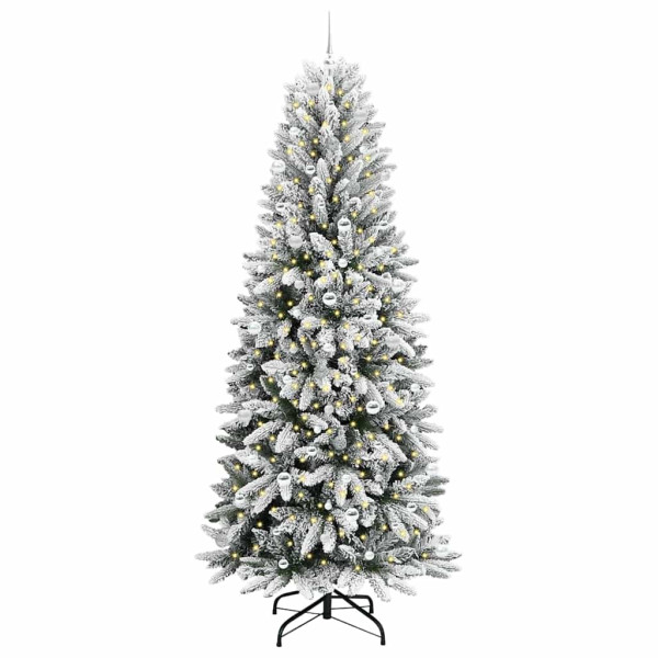 Árbol de Navidad artificial con 300 LED 93 x 93 x 240 cm M 3