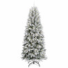 Árbol de Navidad artificial con 300 LED 93 x 93 x 240 cm 3