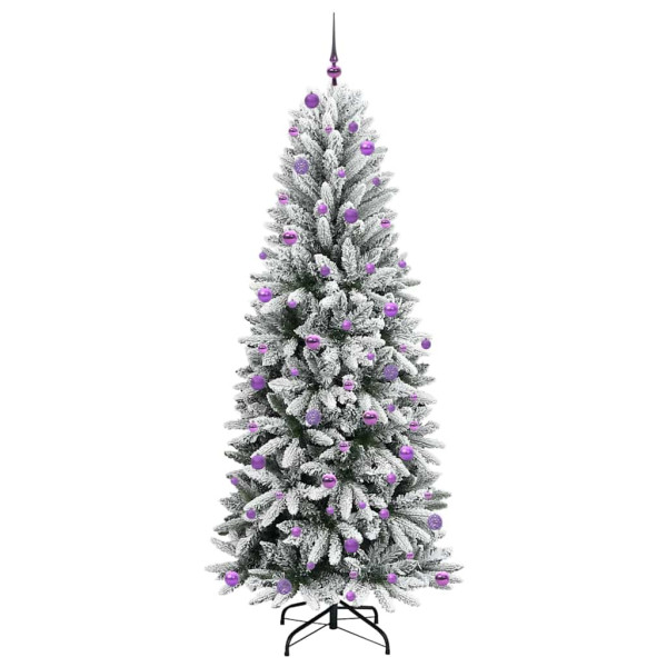 Árbol de Navidad artificial con 300 LED 93 x 93 x 240 cm M 4