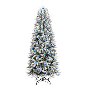 Árbol de Navidad artificial con 300 LED 93 x 93 x 240 cm H