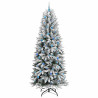 Árbol de Navidad artificial con 300 LED 93 x 93 x 240 cm 3