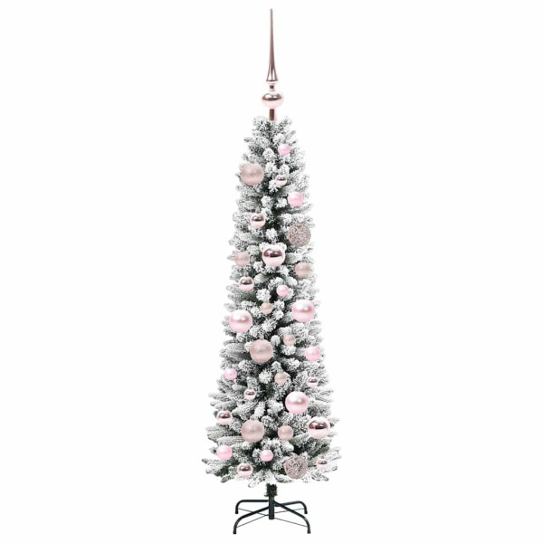 Árbol de Navidad artificial con 150 LED verde y 120 cm M 4