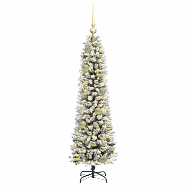 Árbol de Navidad artificial con 150 LED verde y 120 cm M 3