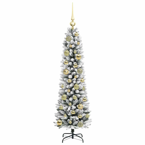 Árbol de Navidad artificial con 150 LED verde y 120 cm M 4