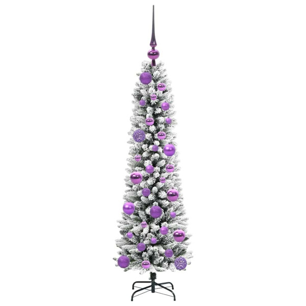 Árbol de Navidad artificial con 150 LED verde y 120 cm M 4
