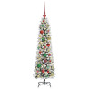 Árbol de Navidad artificial con 150 LED verde y 120 cm 3