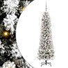 Árbol de Navidad artificial con 300 LED verde y 180 cm 2