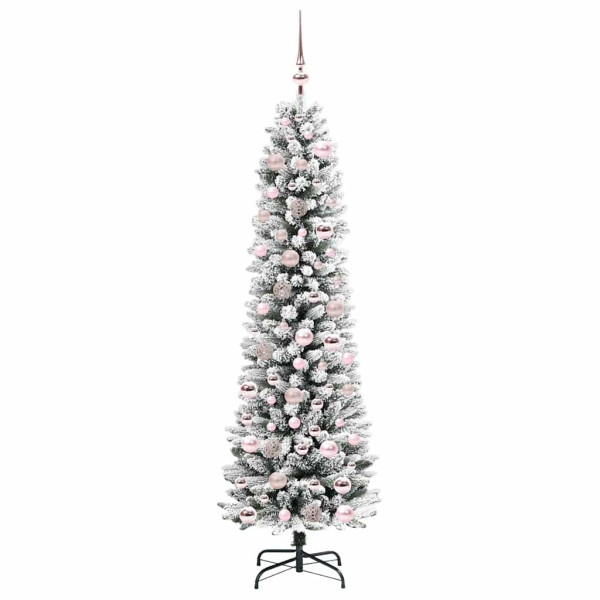 Árbol de Navidad artificial con 300 LED verde y 180 cm M 4