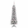Árbol de Navidad artificial con 300 LED verde y 180 cm 4