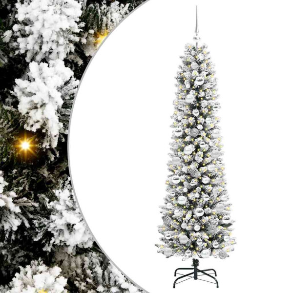 Árbol de Navidad artificial con 300 LED verde y 180 cm M 2