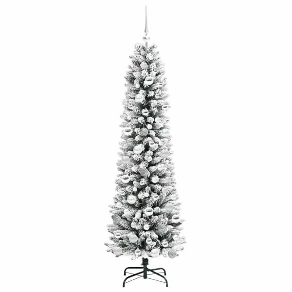 Árbol de Navidad artificial con 300 LED verde y 180 cm M 4
