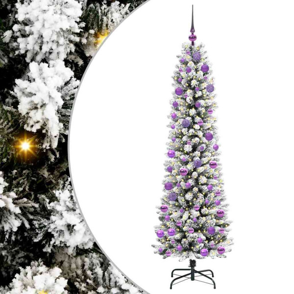 Árbol de Navidad artificial con 300 LED verde y 180 cm M 2