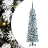 Árbol de Navidad artificial con 300 LED verde y 180 cm 2