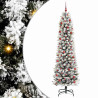 Árbol de Navidad artificial con 300 LED verde y 210 cm 1