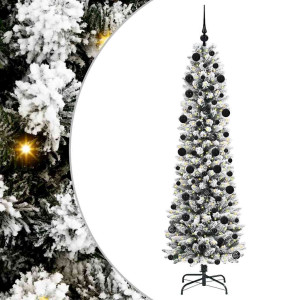 Árbol de Navidad artificial con 300 LED verde y 210 cm H