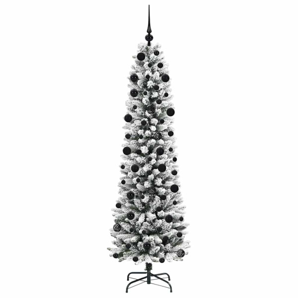 Árbol de Navidad artificial con 300 LED verde y 210 cm M 4