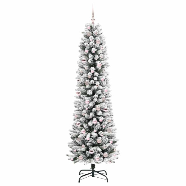 Árbol de Navidad artificial con 300 LED verde y 210 cm M 4