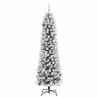 Árbol de Navidad artificial con 300 LED verde y 210 cm 4