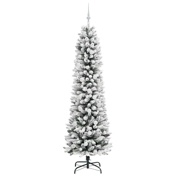 Árbol de Navidad artificial con 300 LED verde y 210 cm M 4