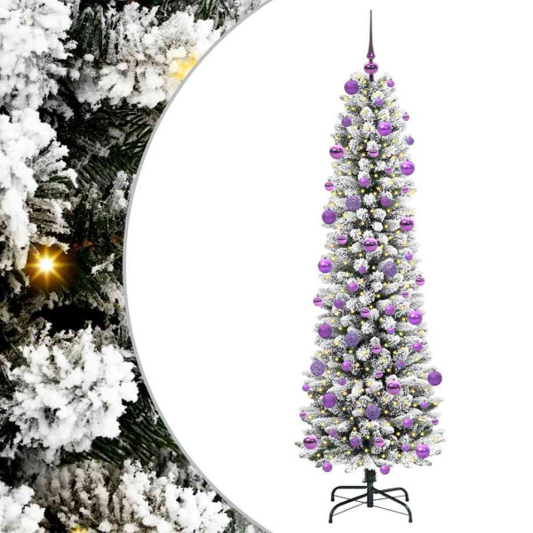 Árbol de Navidad artificial con 300 LED verde y 210 cm M 2
