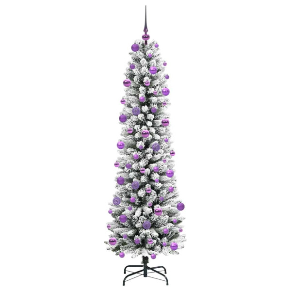Árbol de Navidad artificial con 300 LED verde y 210 cm M 4