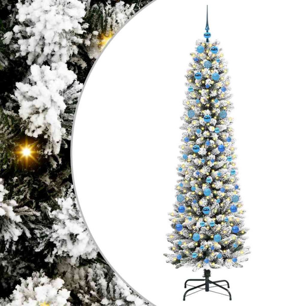 Árbol de Navidad artificial con 300 LED verde y 210 cm M 2