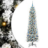 Árbol de Navidad artificial con 300 LED verde y 210 cm 2