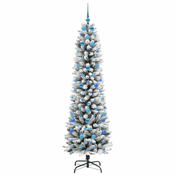 Árbol de Navidad artificial con 300 LED verde y 210 cm M 4