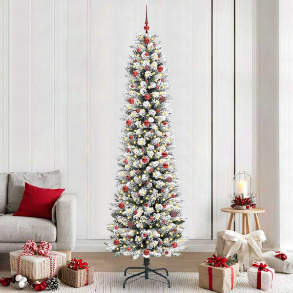 Árbol de Navidad artificial con 300 LED verde y 240 cm D
