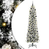 Árbol de Navidad artificial con 300 LED verde y 240 cm 2