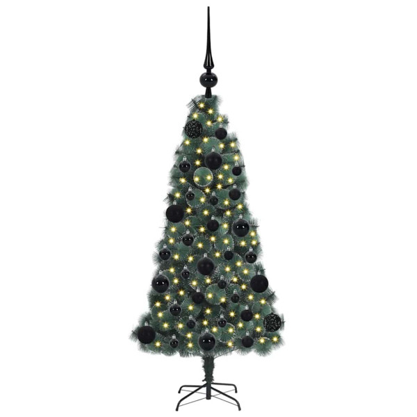 Árbol de Navidad artificial preiluminado con juego de bolas M 3