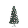Árbol de Navidad Artificial Preiluminado con Juego de Bolas 4