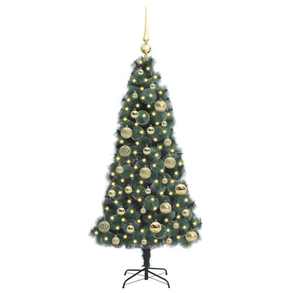Árbol de Navidad artificial preiluminado con set de bolas M 3