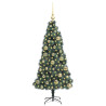 Árbol de Navidad artificial preiluminado con set de bolas 3