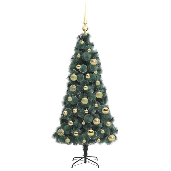 Árbol de Navidad artificial preiluminado con set de bolas M 4