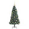 Árbol de Navidad artificial preiluminado con set de bolas 4