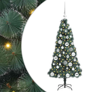 Árbol de Navidad Artificial Pre-iluminado con Set de Bolas H