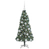 Árbol de Navidad Artificial Pre-iluminado con Set de Bolas 3