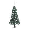 Árbol de Navidad Artificial Pre-iluminado con Set de Bolas 4