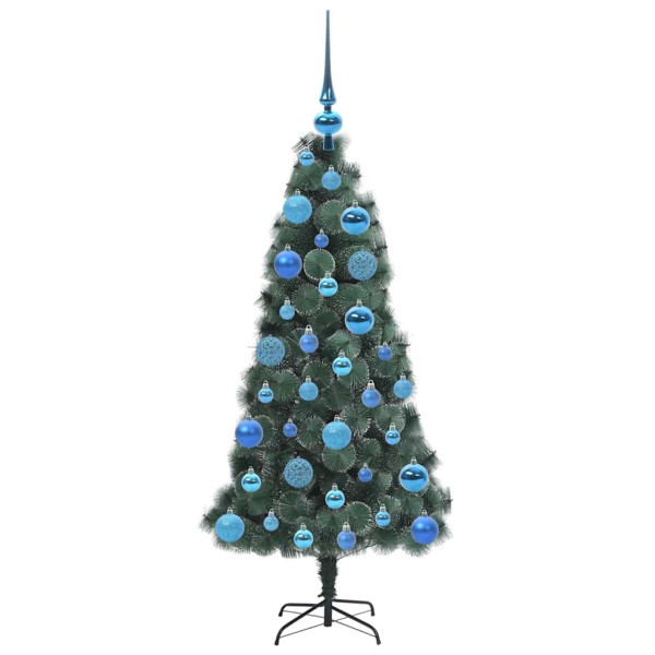 Árbol de Navidad Artificial Preiluminado con Set de Bolas M 4