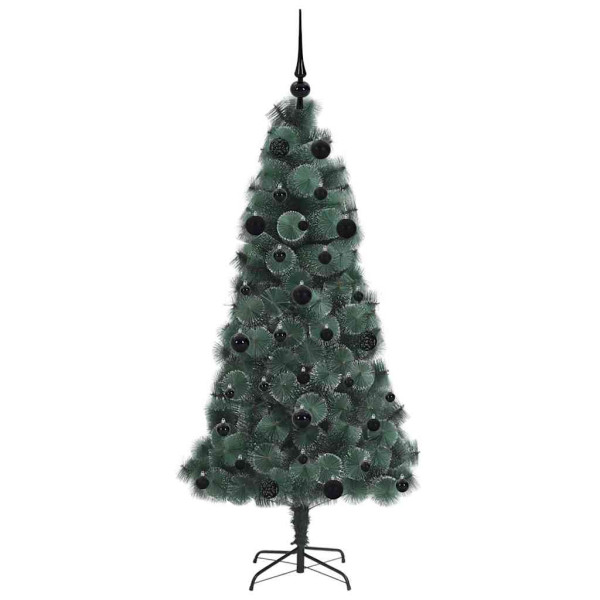 Árbol de Navidad Artificial Preiluminado con Juego de Bolas M 4