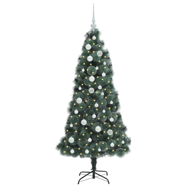 Árbol de Navidad artificial preiluminado con juego de bolas M 3