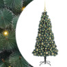 Árbol de Navidad Artificial Pre-iluminado con Juego de Bolas 2
