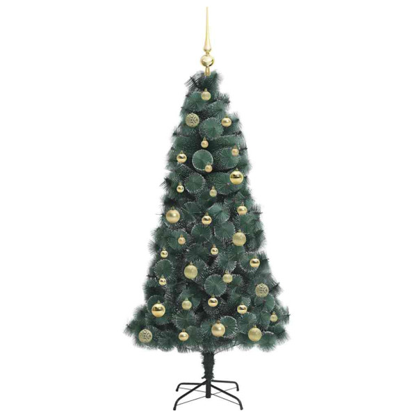 Árbol de Navidad Artificial Pre-iluminado con Juego de Bolas M 4