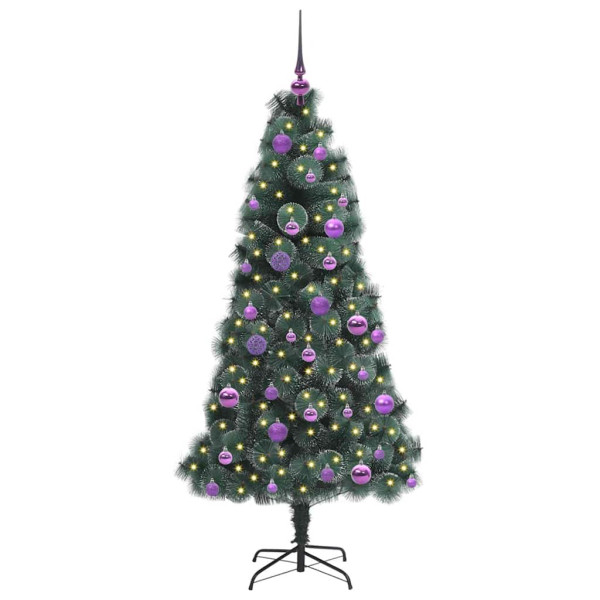 Árbol de Navidad Artificial Preiluminado con Set de Bolas M 3