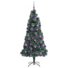 Árbol de Navidad Artificial Preiluminado con Set de Bolas 4