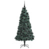 Árbol de Navidad artificial preiluminado con set de bolas 4