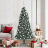 Árbol de Navidad artificial preiluminado con set de bolas 1