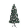 Árbol de Navidad artificial preiluminado con set de bolas 4